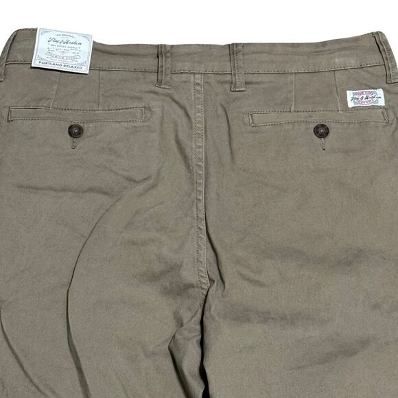 FLAG & ANTHEM Mens Portland Relaxed Stretch Chino Khaki Pants NWT 30W 34L - Picture 4 of 7